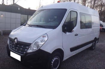 Renault LIFT MASTER brygadówka doka dubel kabina 7-osób klima kamera pdc 2017rok