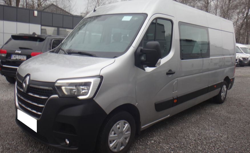 Renault LIFT L3H2 MASTER IV brygadówka doka dube kabina 7-os ładny klima navi kamera regały półki zdjęcie 
