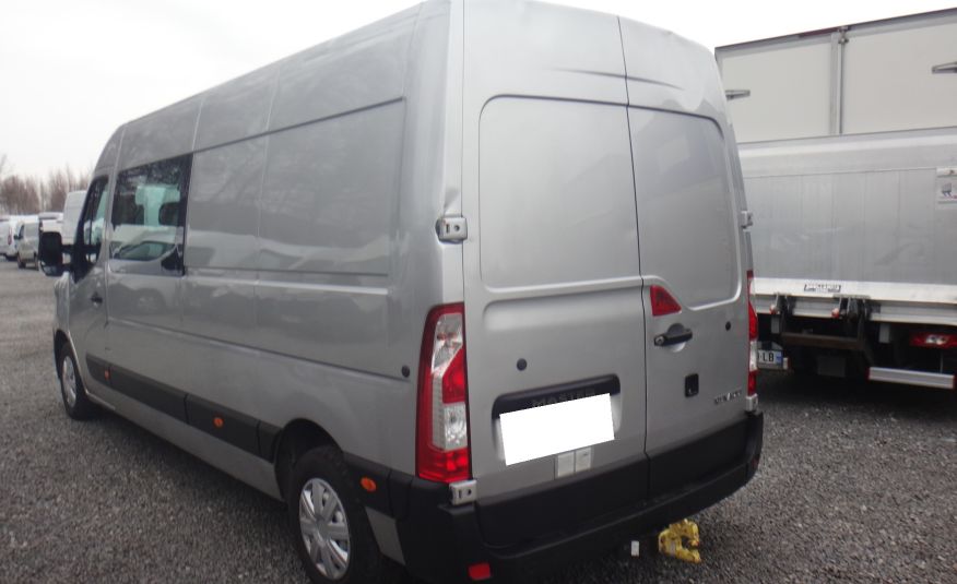 Renault LIFT L3H2 MASTER IV brygadówka doka dube kabina 7-os ładny klima navi kamera regały półki zdjęcie 4