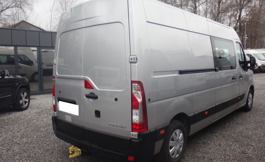 Renault LIFT L3H2 MASTER IV brygadówka doka dube kabina 7-os ładny klima navi kamera regały półki zdjęcie 5