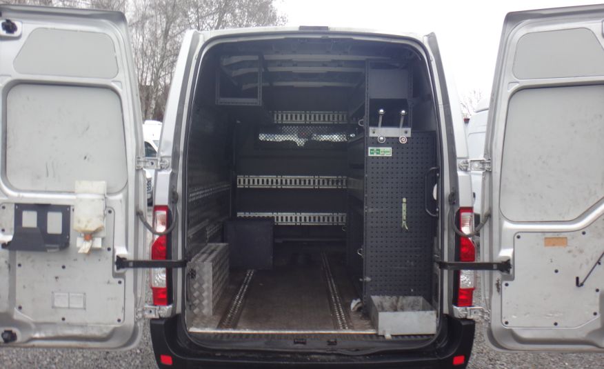 Renault LIFT L3H2 MASTER IV brygadówka doka dube kabina 7-os ładny klima navi kamera regały półki zdjęcie 6