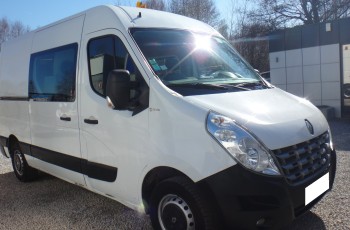 Renault MASTER brygadówka doka dubel kabina 7-osób 2013 tempomat