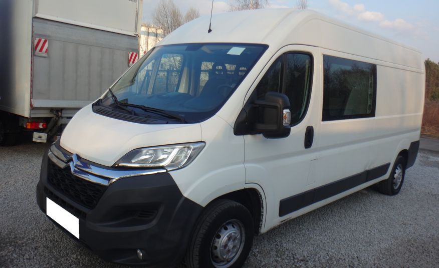 Citroen LIFT JUMPER L3H2 MAX 2016 brygadówka doka dubel kabina 7-osób 29tys km klima