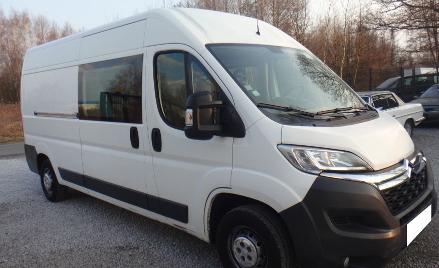 Citroen LIFT JUMPER L3H2 MAX 2016 brygadówka doka dubel kabina 7-osób 29tys km klima zdjęcie 3