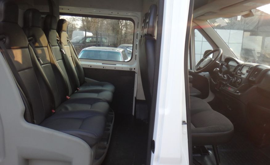 Citroen LIFT JUMPER L3H2 MAX 2016 brygadówka doka dubel kabina 7-osób 29tys km klima zdjęcie 8
