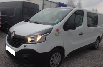 Renault TRAFIC 2019 brygadówka doka dubel kabina 6-osób klima hak 120KM