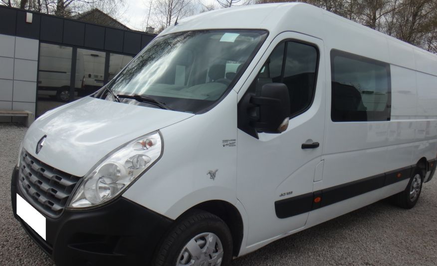Renault MASTER L3H2 MAX 2013 brygadówka doka dubel kabina 7-osób