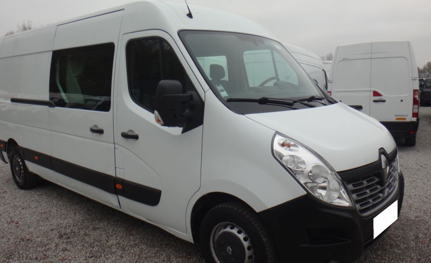 Renault MASTER LIFT L3H2 MAX brygadówka doka dubel kabina 7-os klima 2018rok navi pdc klima zdjęcie 3
