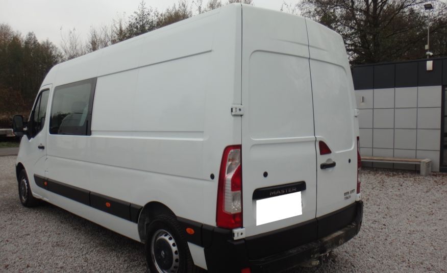Renault MASTER LIFT L3H2 MAX brygadówka doka dubel kabina 7-os klima 2018rok navi pdc klima zdjęcie 4