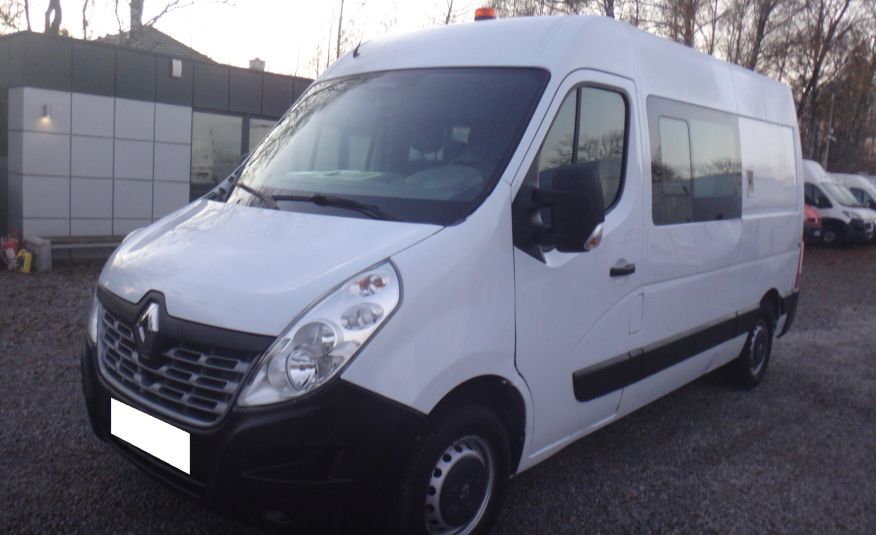 Renault MASTER brygadówka doka dubel kabina 7-osób 2017rok klima telefon