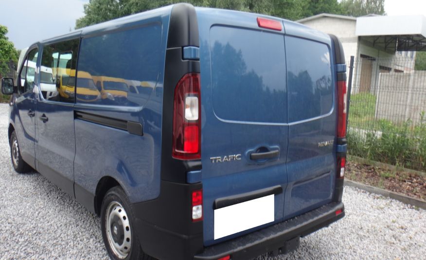 Renault TRAFIC L2H1 LONG 2017 brygadówka doka dubel kabina 6-osób zdjęcie 4