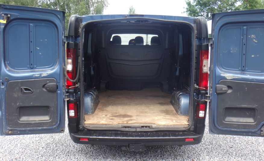 Renault TRAFIC L2H1 LONG 2017 brygadówka doka dubel kabina 6-osób zdjęcie 7