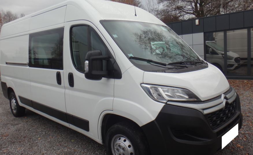 Citroen LIFT JUMPER L3H2 MAX 2020 brygadówka doka dubel kabina 7-osób klima pdc telefon
