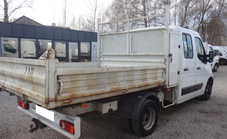 Renault wywrotka doka dubel kabina 7-osób bliźniacze koła 2012 kiper brygadówka doka dubel kabina 3500kg na haku zdjęcie 2