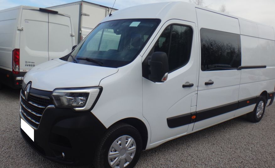 Renault MASTER IV brygadówka doka dubel kabina 7-osób 2020rok 2xdrzwi boczne klima LED kamera cofania 180KM