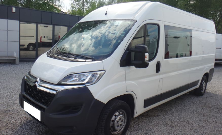 Citroen LIFT JUMPER L3H2 MAX brygadówka doka dubel kabina 7-osób klima navi 150KM 2016rok zdjęcie 