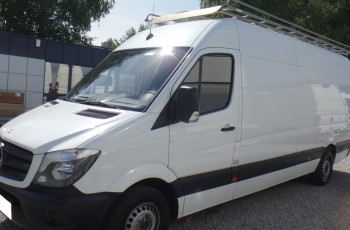Mercedes LIFT SPRINTER L4H2 MAXI LONG XXL JUMBO bagażnik z drabinką regały półki