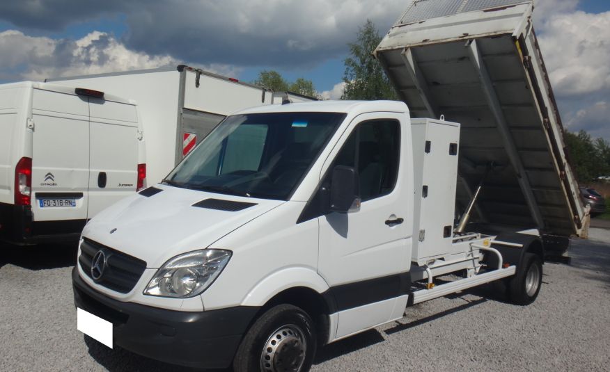 Mercedes SPRINTER 513CDi 2012 wywrotka duży kiper 370cm klimatronik pdc bliźniacze koła zdjęcie 
