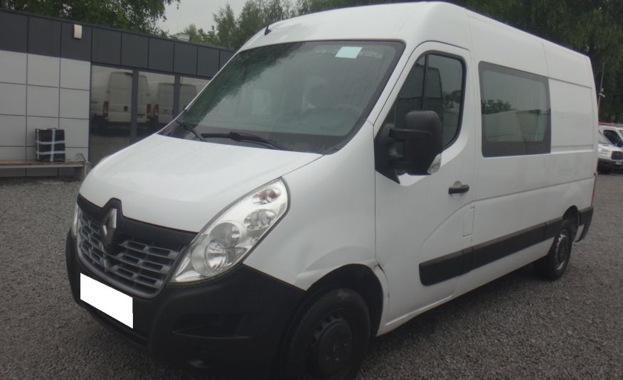 Renault LIFT MASTER BRYGADÓWKA doka dubel kabina składana ławka 7-osób klima pdc navi tempomat ładny zdjęcie 3
