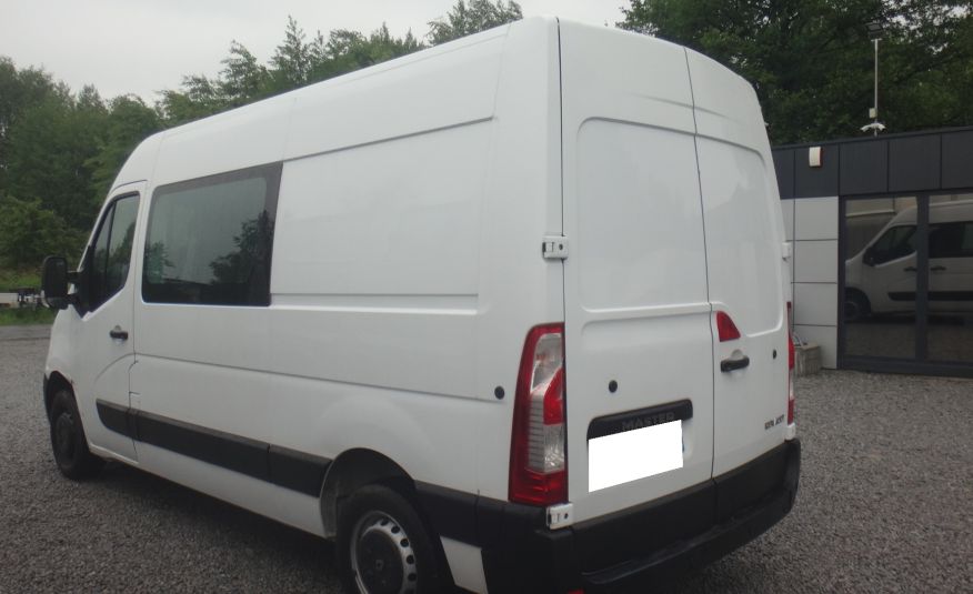Renault LIFT MASTER BRYGADÓWKA doka dubel kabina składana ławka 7-osób klima pdc navi tempomat ładny zdjęcie 4