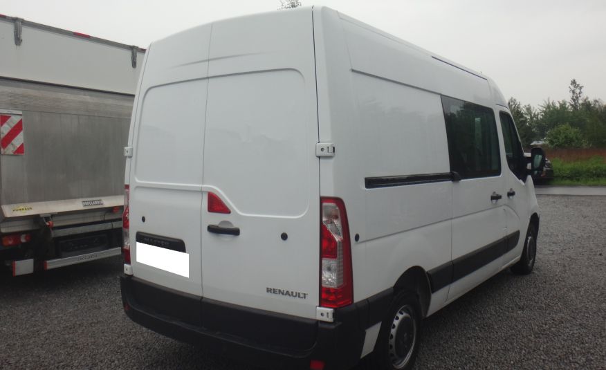 Renault LIFT MASTER BRYGADÓWKA doka dubel kabina składana ławka 7-osób klima pdc navi tempomat ładny zdjęcie 6