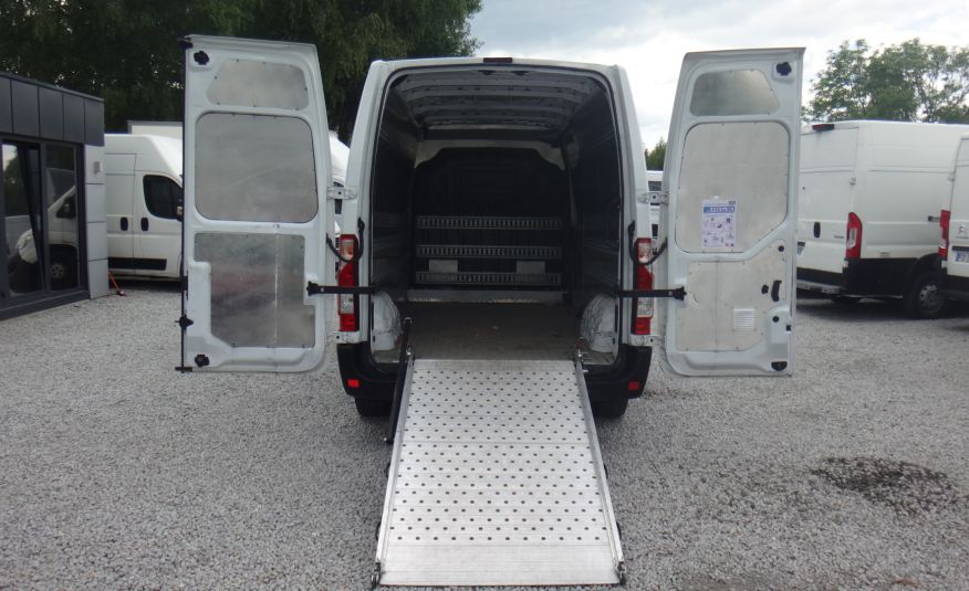 Renault LIFT MASTER IV L3H2 MAX 2020 klima pdc LED tempomat navi + rozkładany najazd ładny zdjęcie 12