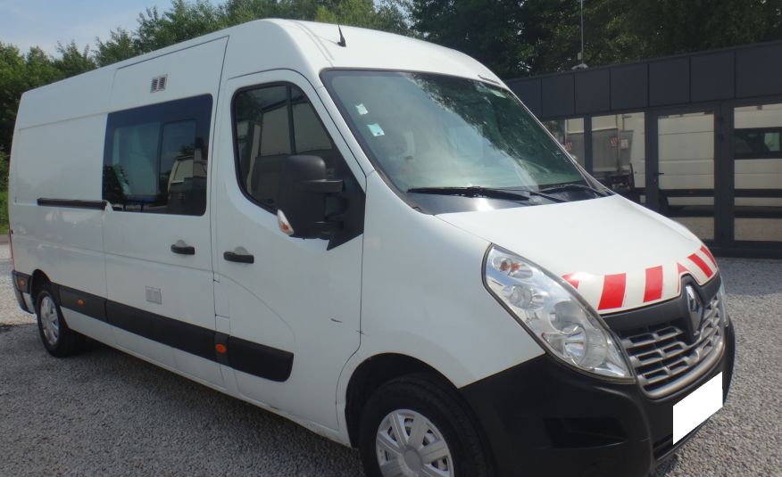 Renault LIFT MASTER L3H2 MAX brygadówka doka dubel kabina 6-os klima pdc tempomat telefon