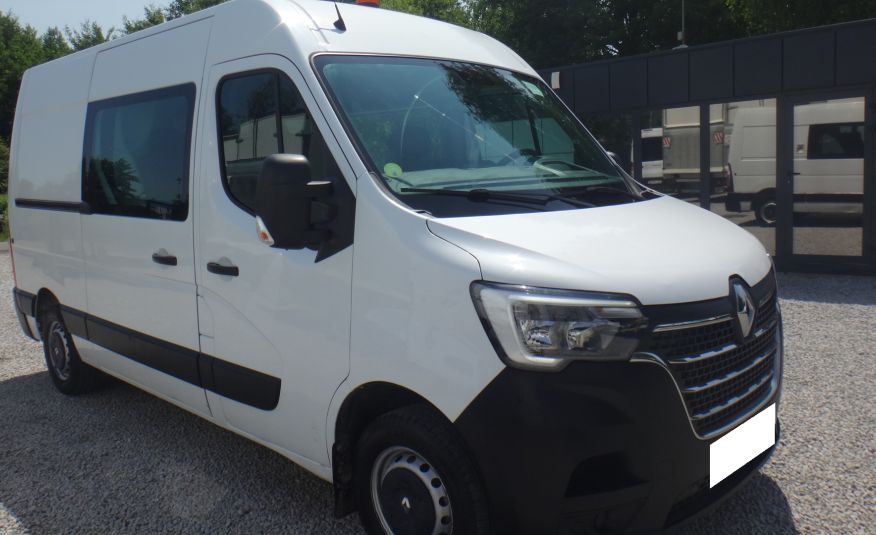 Renault MASTER LIFT brygadówka doka dubel kabina 7-os 2019 klima pdc tempomat 101tys km kamera cofania