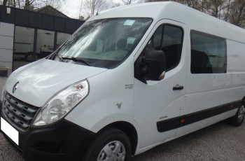 Renault MASTER L3H2 MAX 2013 brygadówka doka dubel kabina 7-osób 125KM klima pdc