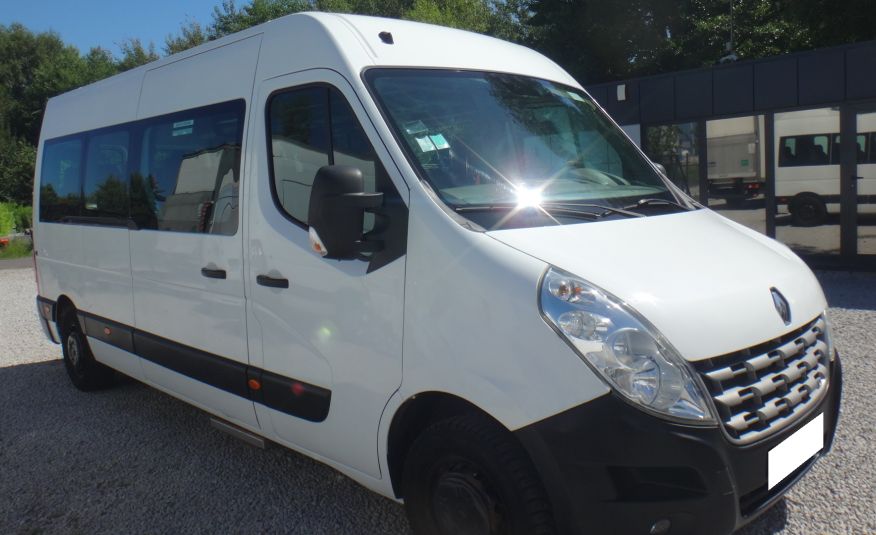 Renault MASTER L3H2 AUTOBUS 16osób + kierowca stan idealny klimatyzacja strefowa 2013rok 125KM zdjęcie 