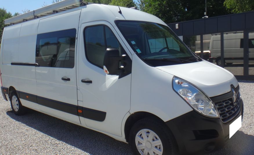 Renault LIFT MASTER L3H2 MAX brygadówka doka dubel kabina 7-osób bagażnik z drabinką 170KM zdjęcie 