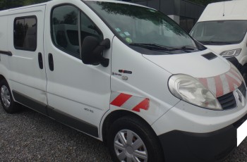 Renault LIFT TRAFIC 2.0dCi brygadówka doka dubel kabina 6-osób klima pdc tempomat