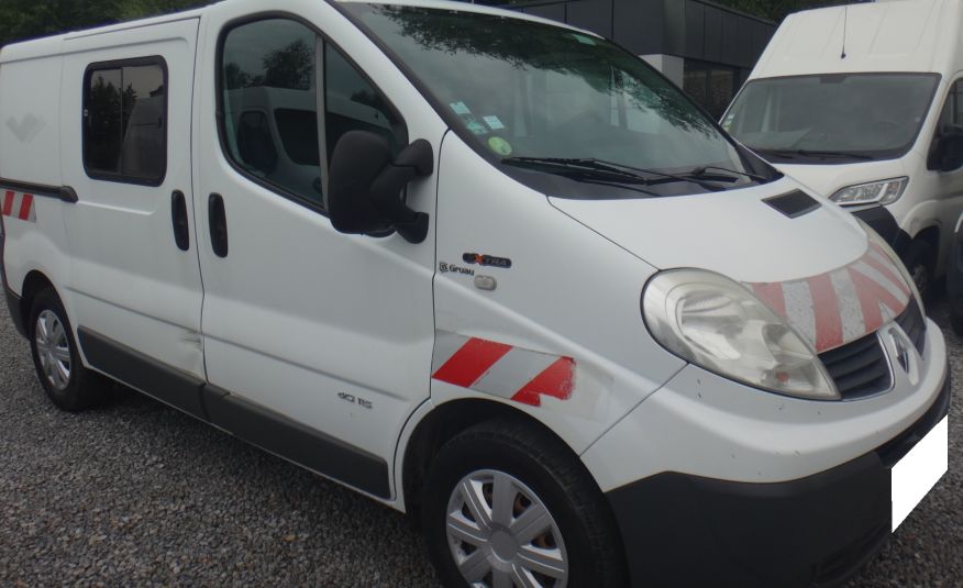 Renault LIFT TRAFIC 2.0dCi brygadówka doka dubel kabina 6-osób klima pdc tempomat zdjęcie 