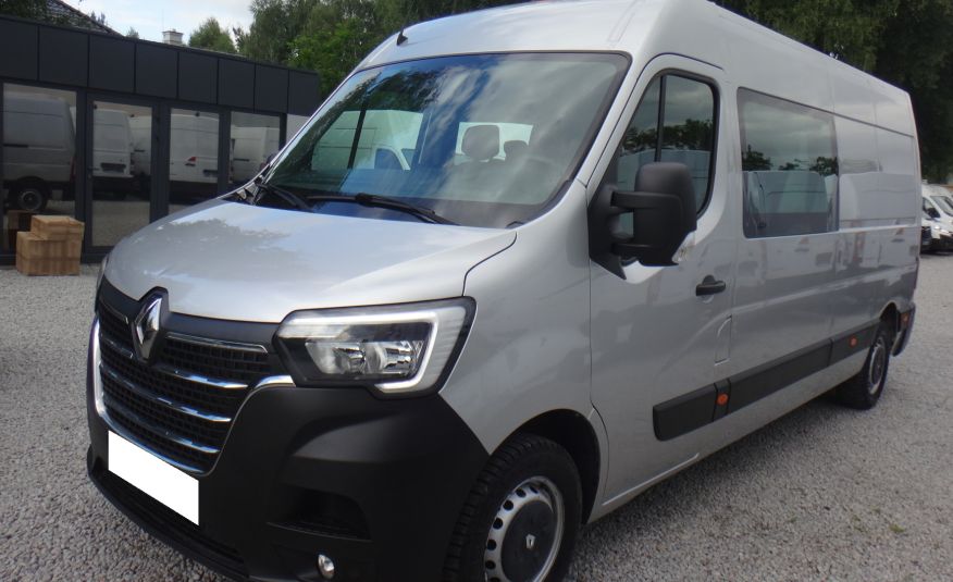 Renault MASTER IV L3H2 MAX 2020 brygadówka doka duble kabina ŁADNY klima kamera cofania LED regały 150KM zdjęcie 
