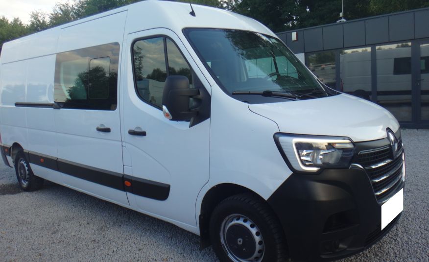Renault LIFT MASTER IV brygadówka doka dubel kabina L3H2 MAX klima navi kamera cofania pdc ładny regaly zdjęcie 