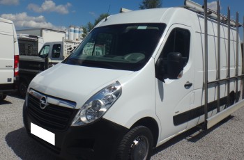 Opel MOVANO L2H2 2016 klima pdc navi tempomat bagażnik z drabinką + stelaż do przewozu szyb okien