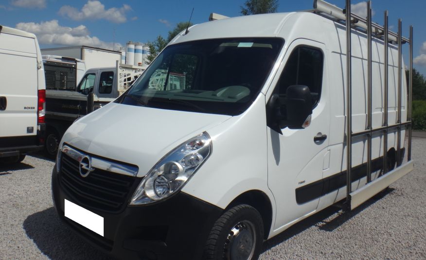 Opel MOVANO L2H2 2016 klima pdc navi tempomat bagażnik z drabinką + stelaż do przewozu szyb okien zdjęcie 