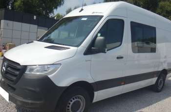 Mercedes LIFT SPRINTER W907 2020 składana ławka brygadówka doka dubel kabina 7-osób 97tys km