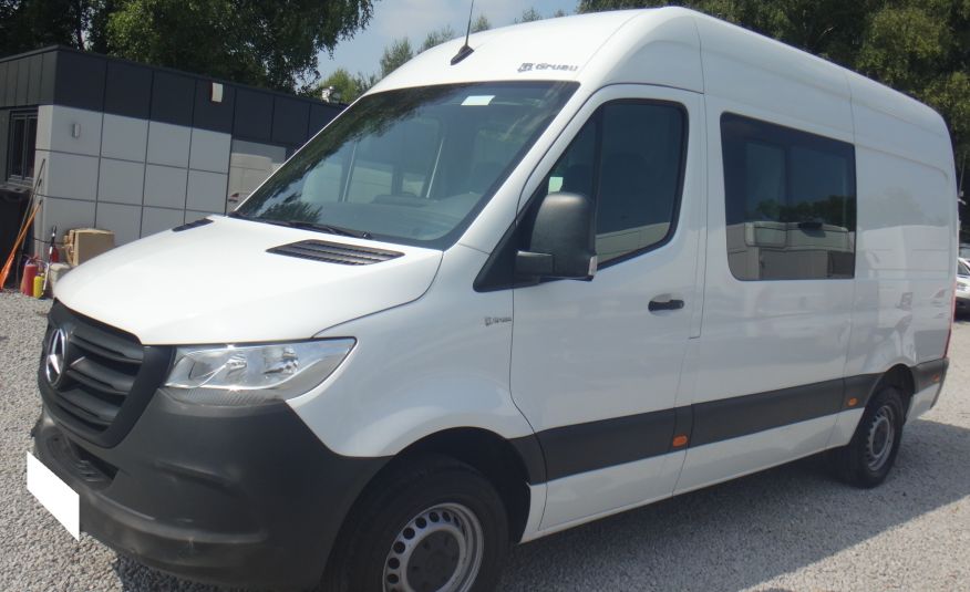 Mercedes LIFT SPRINTER W907 2020 składana ławka brygadówka doka dubel kabina 7-osób 97tys km zdjęcie 