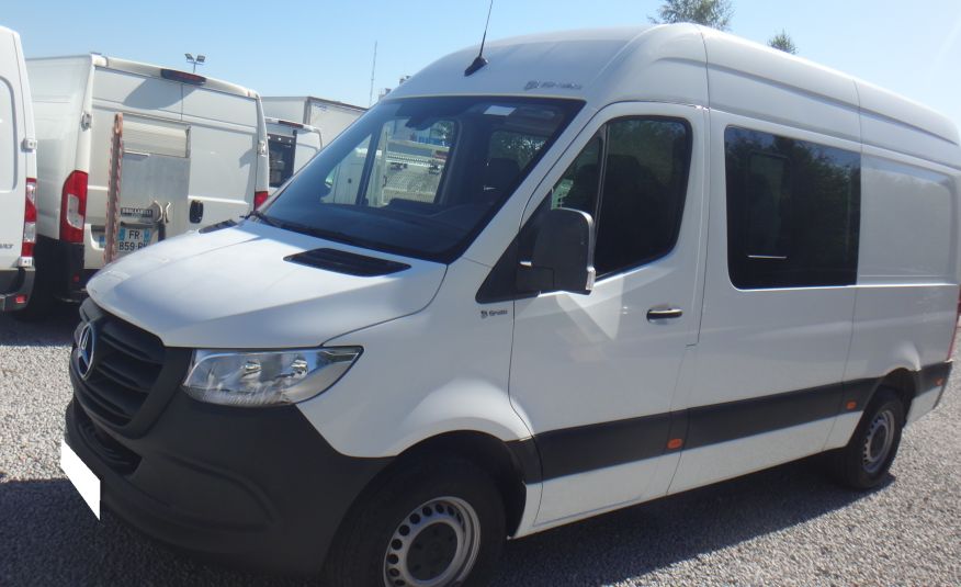 Mercedes LIFT SPRINTER 314 brygadówka doka dubel kabina 6-osób składana ławka klimatronik navi 138tys km zdjęcie 