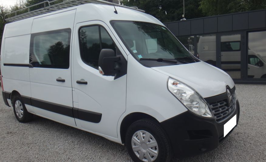 Renault MASTER LIFT brygadówka doka dubel kabina 7-osób klima pdc navi tempomat bagażnik z drabinką zdjęcie 