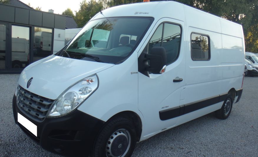Renault MASTER brygadówka doka dubel kabina 7-osób klima pdc kamera automat ŁADNY zdjęcie 