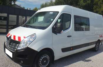 Renault LIFT MASTER L3H2 MAX brygadówka doka dubel kabina 7-osób 72tys km ŁADNY