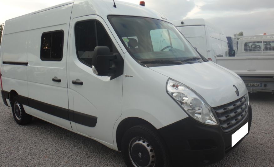 Renault MASTER brygadówka doka dubel kabina 7-osób klima pdc tempomat 2013rok zdjęcie 