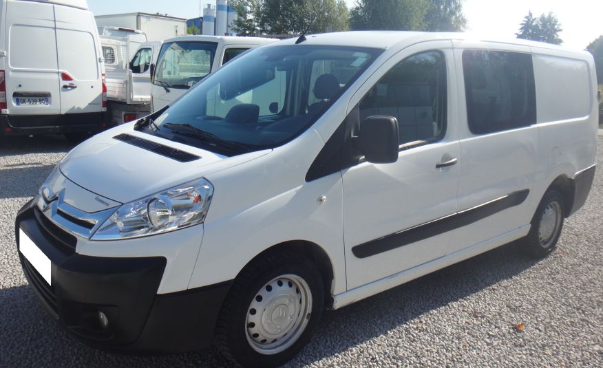 Citroen JUMPY LIFT L2H1 LONG brygadówka doka dubel kabina składana ławka 6-osób 2016rok zdjęcie 