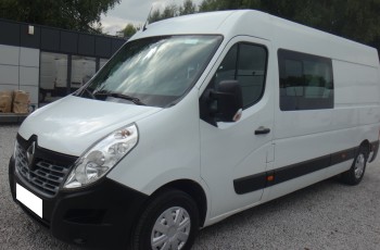 Renault LIFT MASTER L3H2 2018 brygadówka doka dubel kabina 7-osó klima pdc navi kamera cofania regały półki
