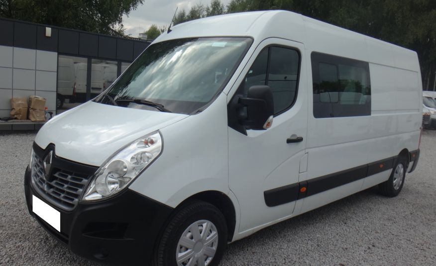 Renault LIFT MASTER L3H2 2018 brygadówka doka dubel kabina 7-osó klima pdc navi kamera cofania regały półki zdjęcie 
