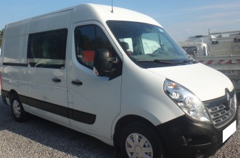 Renault LIFT MASTER brygadówka doka dubel kabina 7-osób 2017 klima pdc telefon