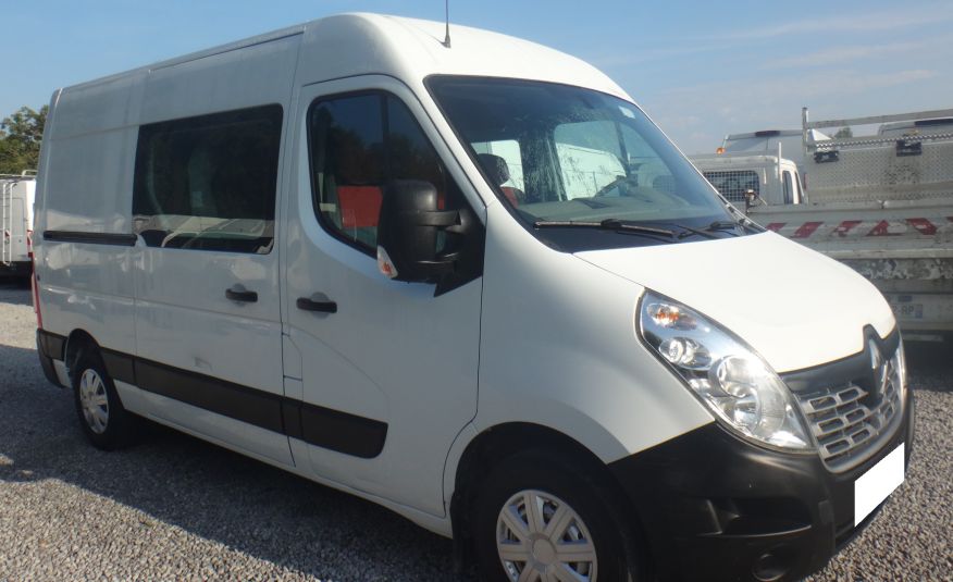 Renault LIFT MASTER brygadówka doka dubel kabina 7-osób 2017 klima pdc telefon zdjęcie 