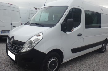 Renault MASTER brygadówka doka dubel kabina 7-osób klima pdc navi kamera cofania 2019rok